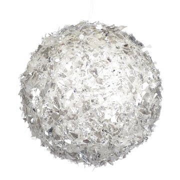 Snow foil flock ball