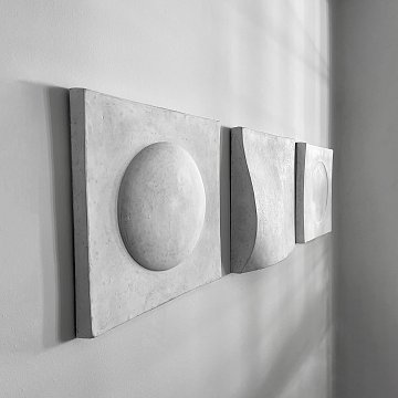 Декор Sculpt Art, Shield -Chalk White