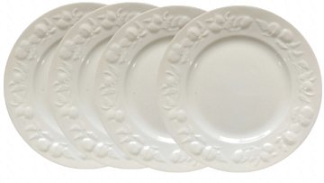 Набор тарелок Riviera Blanc 22 см: 4 шт